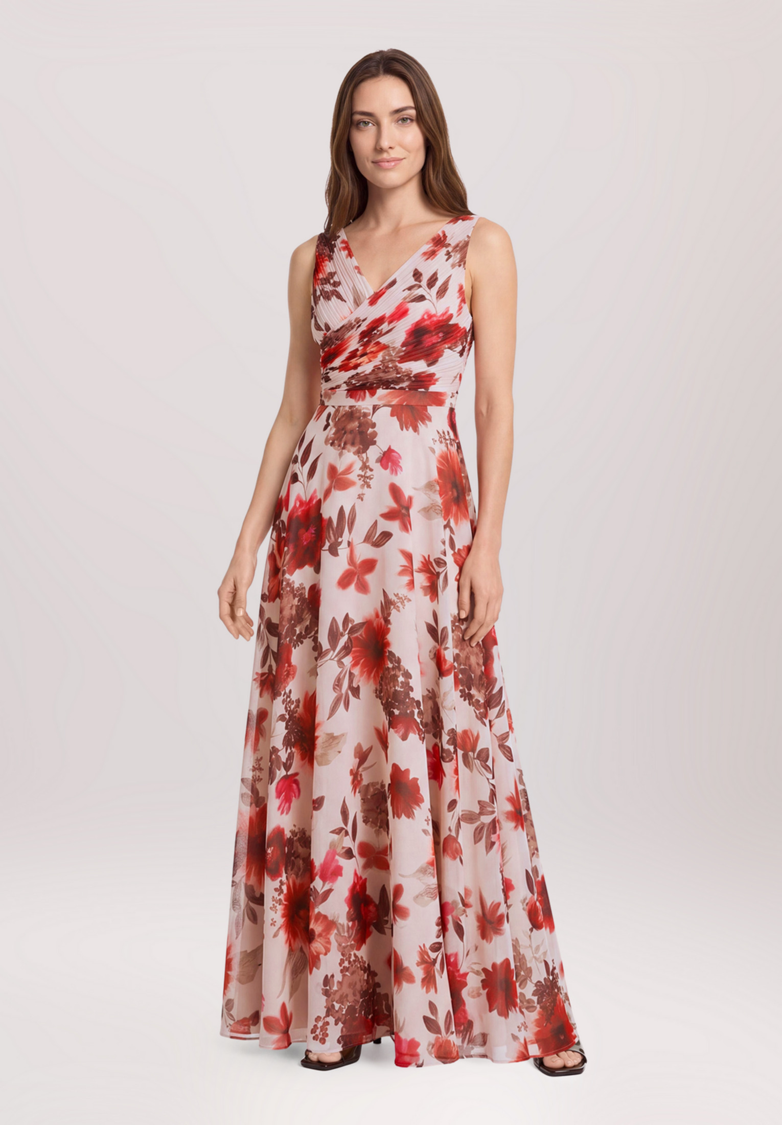 Robe de soirée à plis, VERA MONT