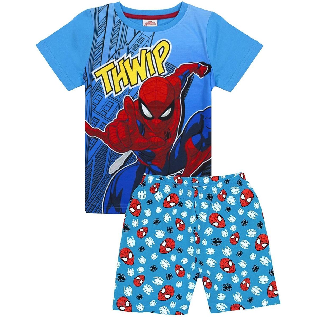 Ensemble de pyjama bleu / rouge / blanc Spider-Man