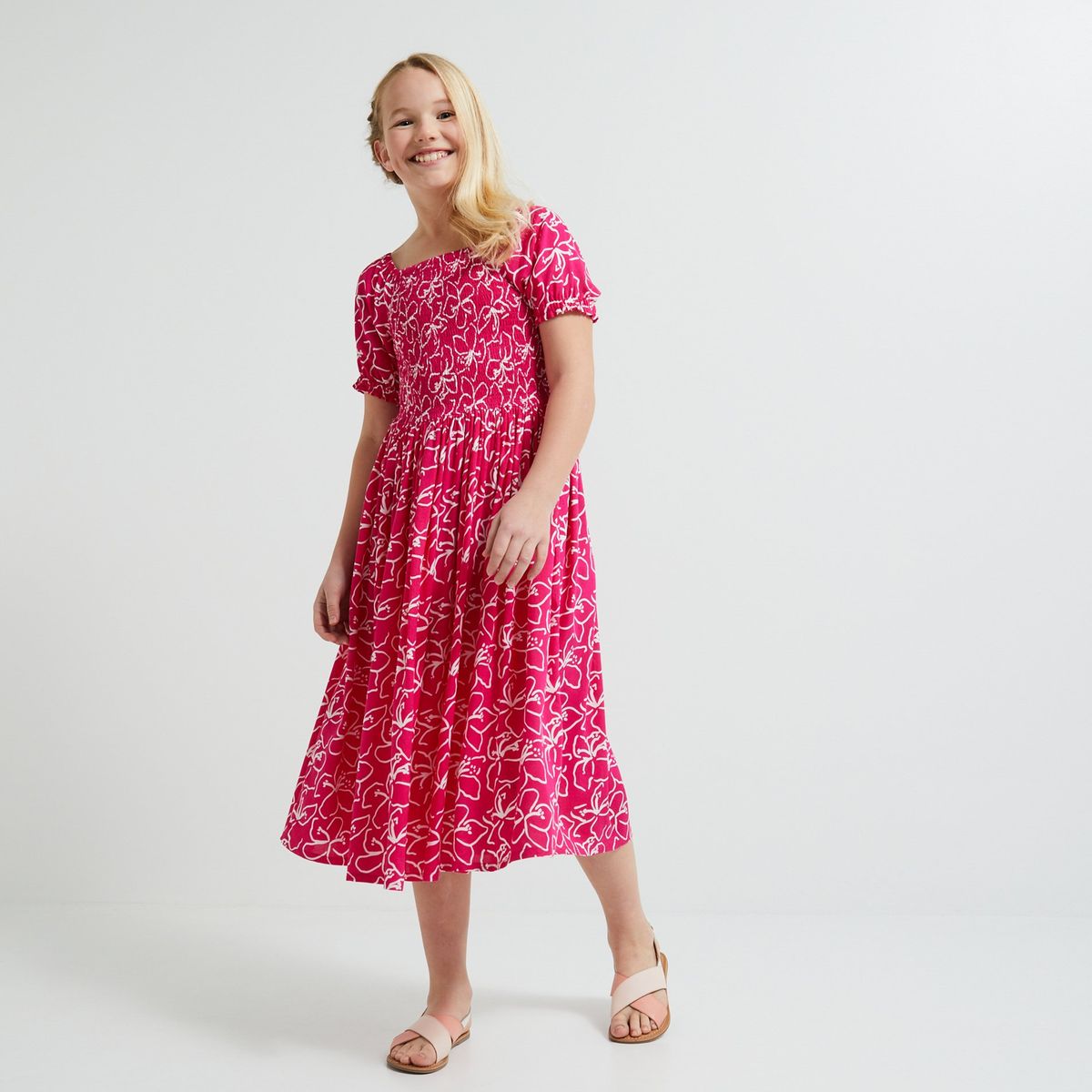 Robe 2025 rouge monoprix