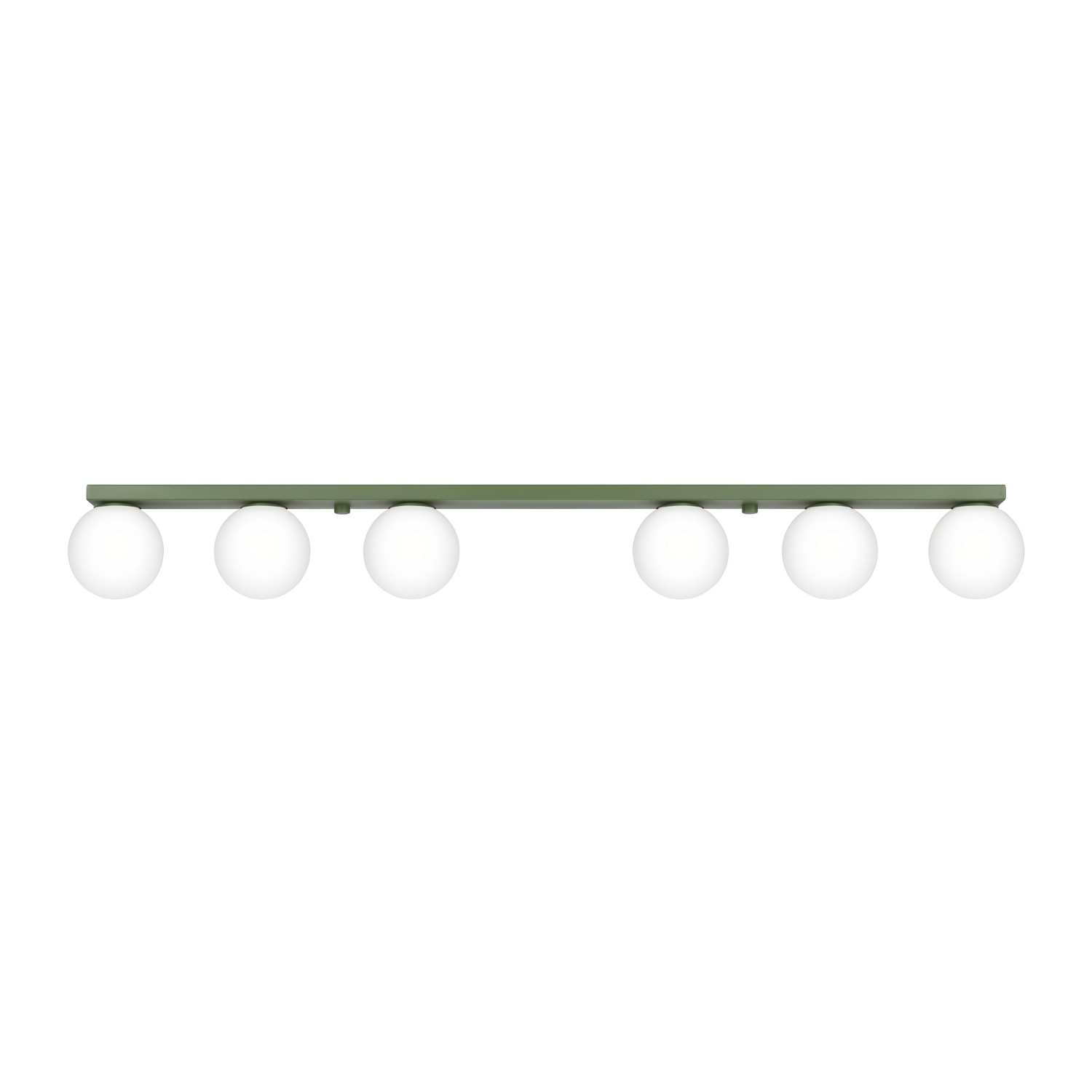 Plafonnier Acier Vert Olive G9 6 Yoli, EDEN