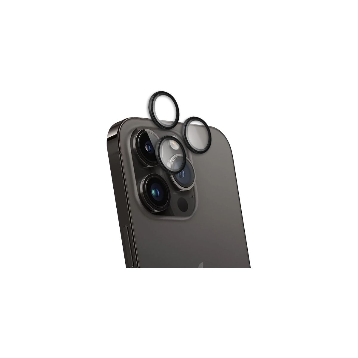 Protège écran iPhone 15 Pro / 15 Pro Max x2 noir, FORCE GLASS