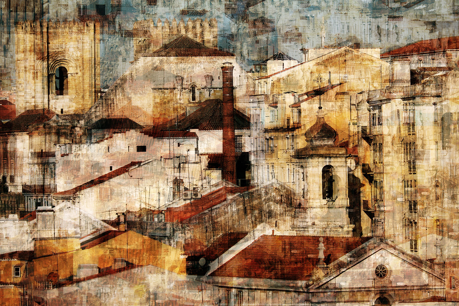 Tableau deco Alfama, HEXOA