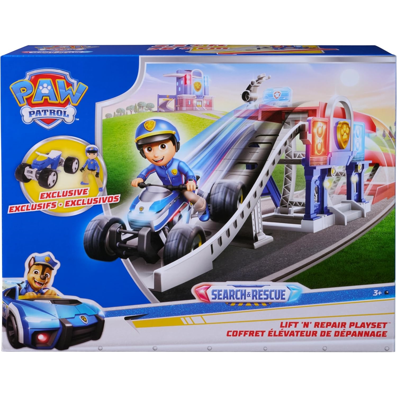 Paw PatrolPat PatrouilleElévateur de dépannage Search & Rescue, SPIN MASTER