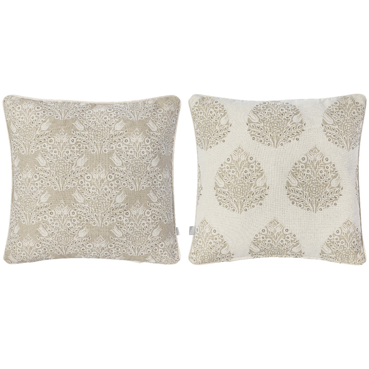 Lot de 2 housse de coussin BLUE LEAF C, NAF NAF HOME