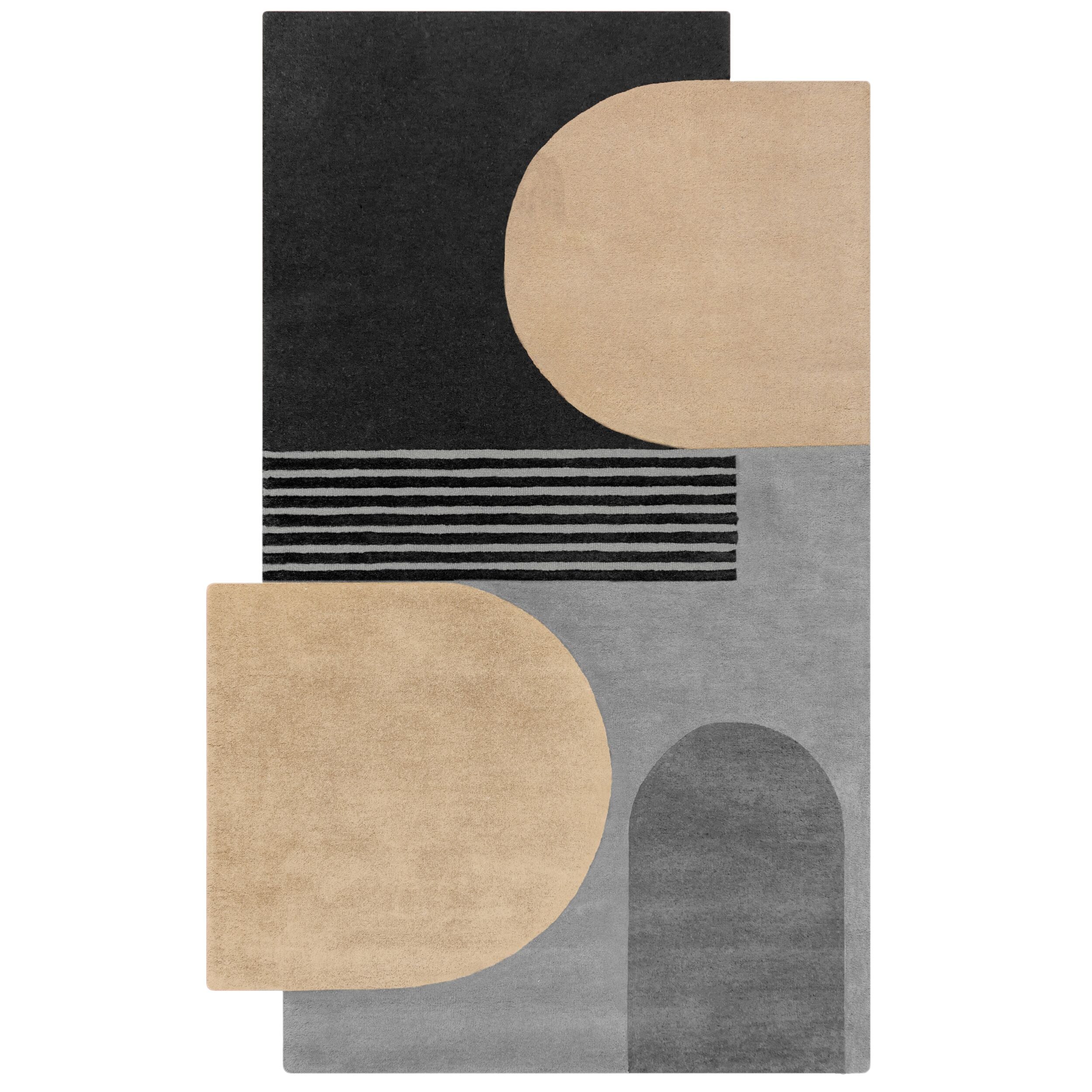 Tapis salon et chambre moderne pure laine FORMAL MULTI, NOVATREND