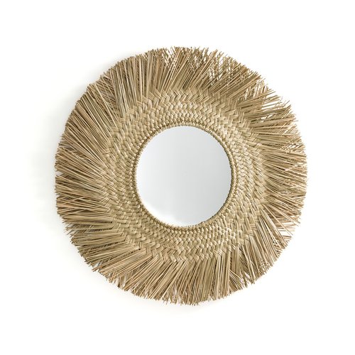 Specchio rotondo forma sole in vimini ø102 cm, loull naturale La Redoute  Interieurs
