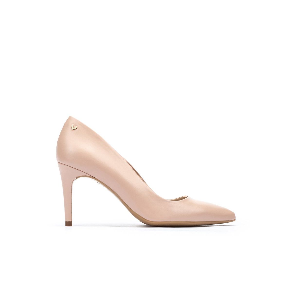 Escarpin vernis rose poudre sale