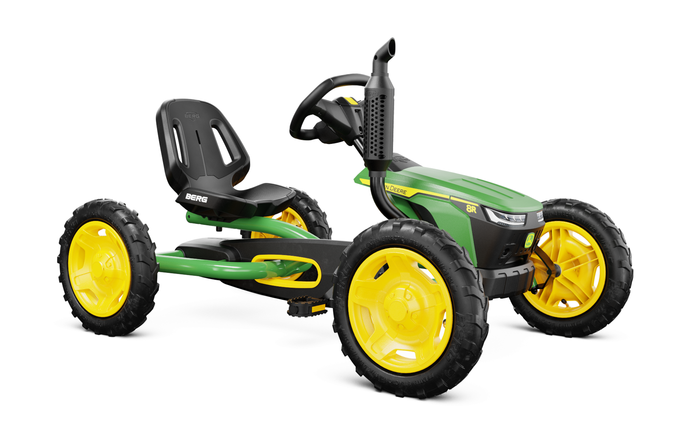 Kart à Pédales pour Enfants, 3+ Ans, Buddy John Deere, BERG TOYS