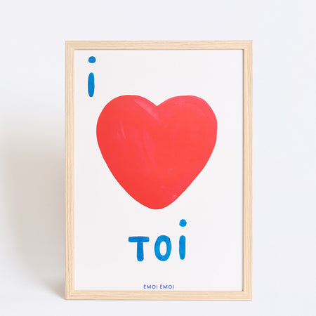 Affiche I love toi, EMOI EMOI