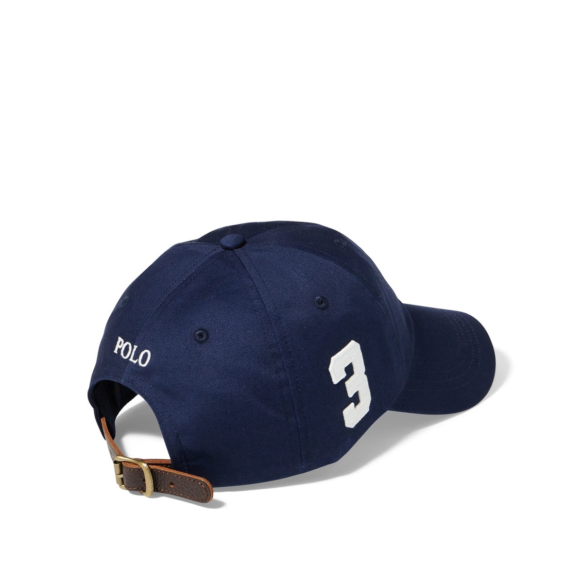 casquette bleu marine Ralph Lauren avec logo multicolore sur le devant