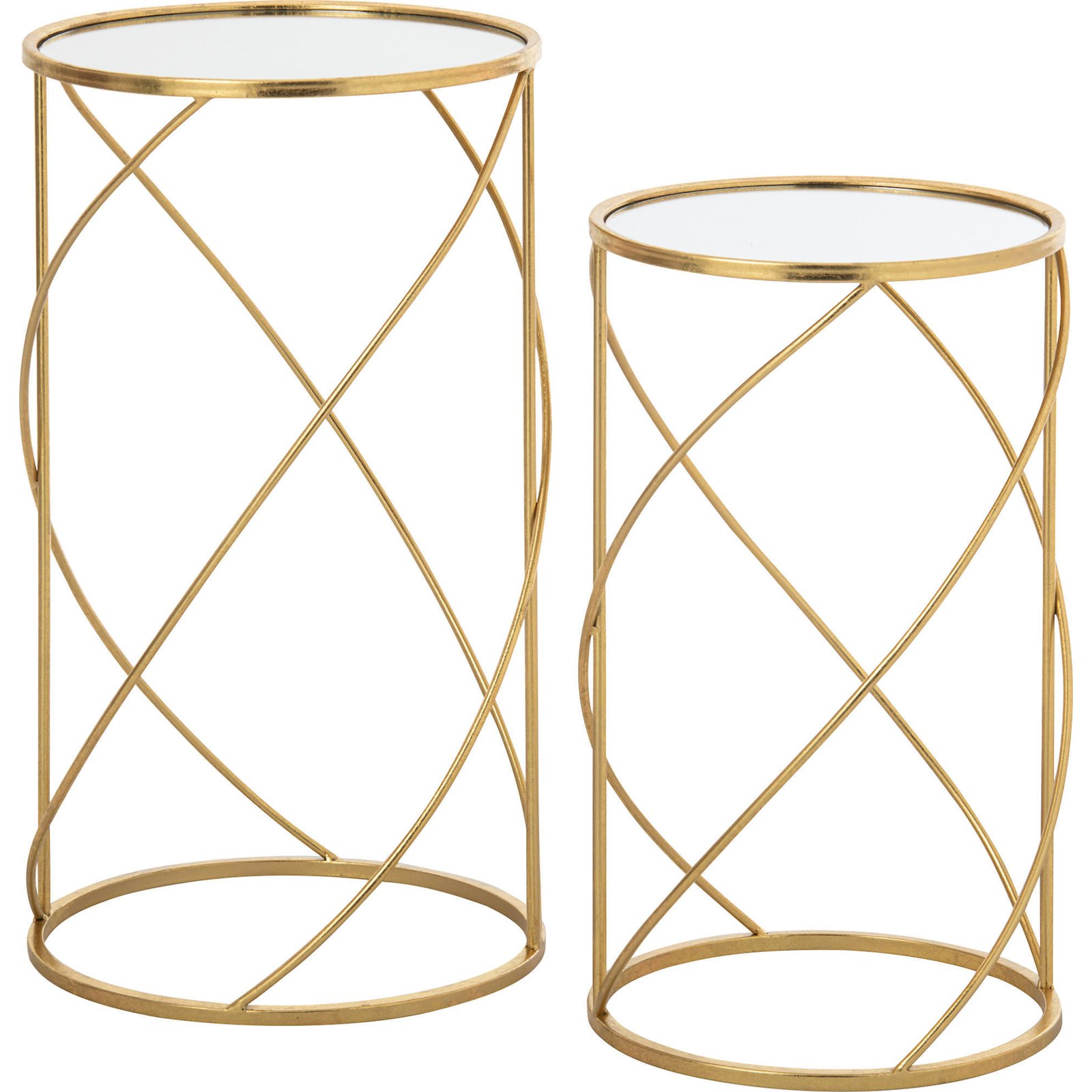 Table d'appoint en métal (lot de 2), RECOLLECTION