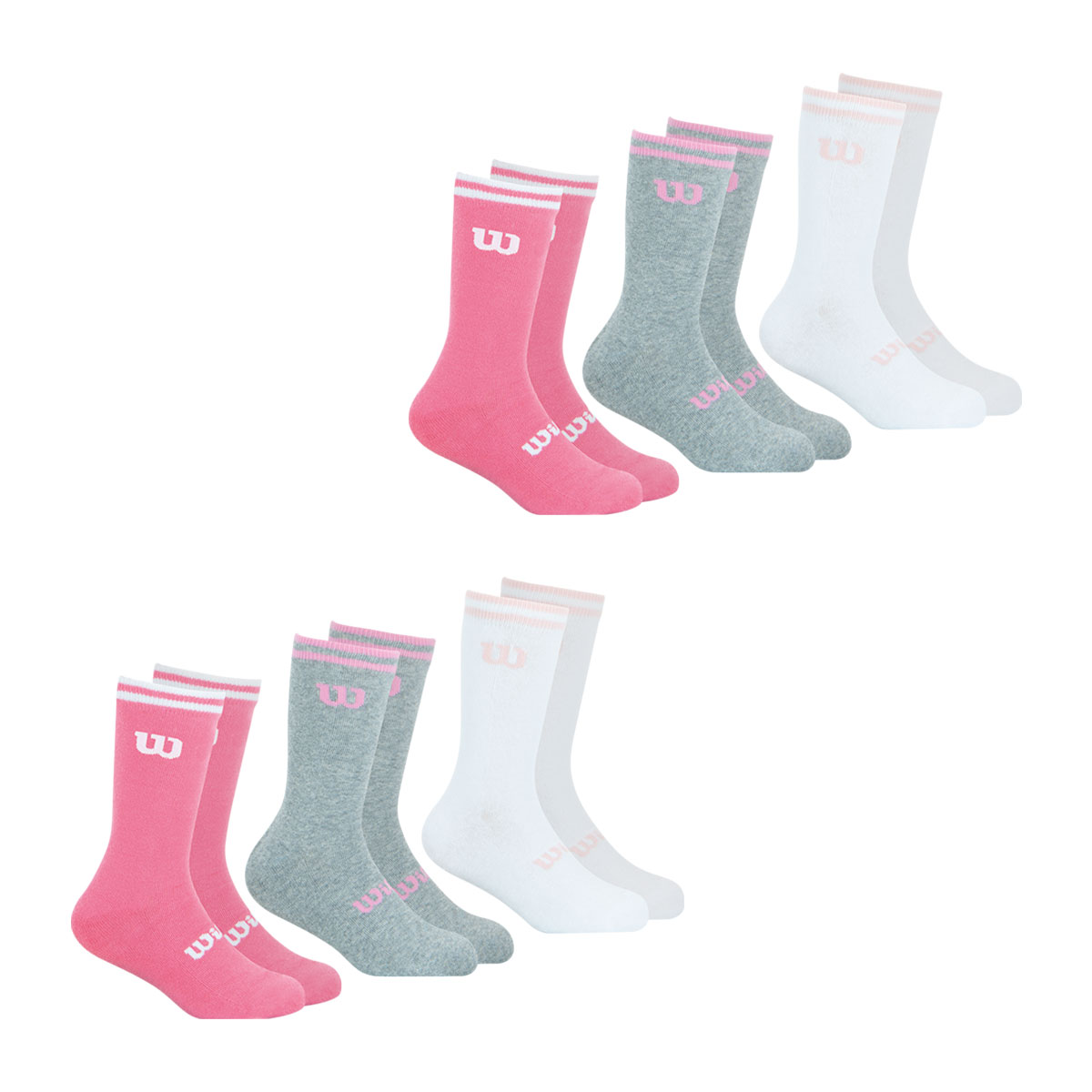 Chaussettes mi-hautes, lot de 6, ESSENTIEL, WILSON
