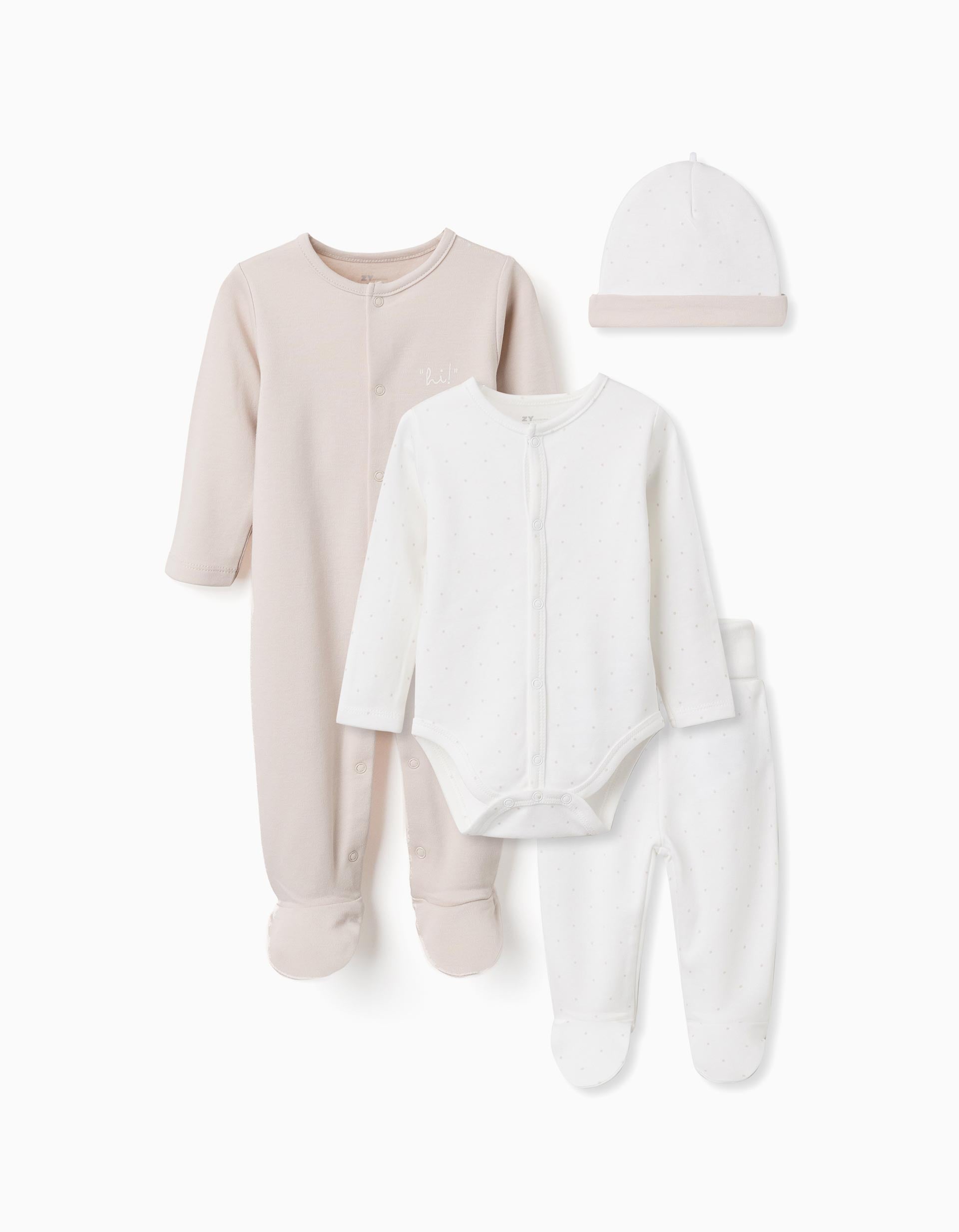 Ensemble 4 pièces en coton, ZIPPY