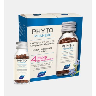 Phytophanère - Complément Alimentaire Cheveux & Ongles - Cure 4 Mois PHYTO
