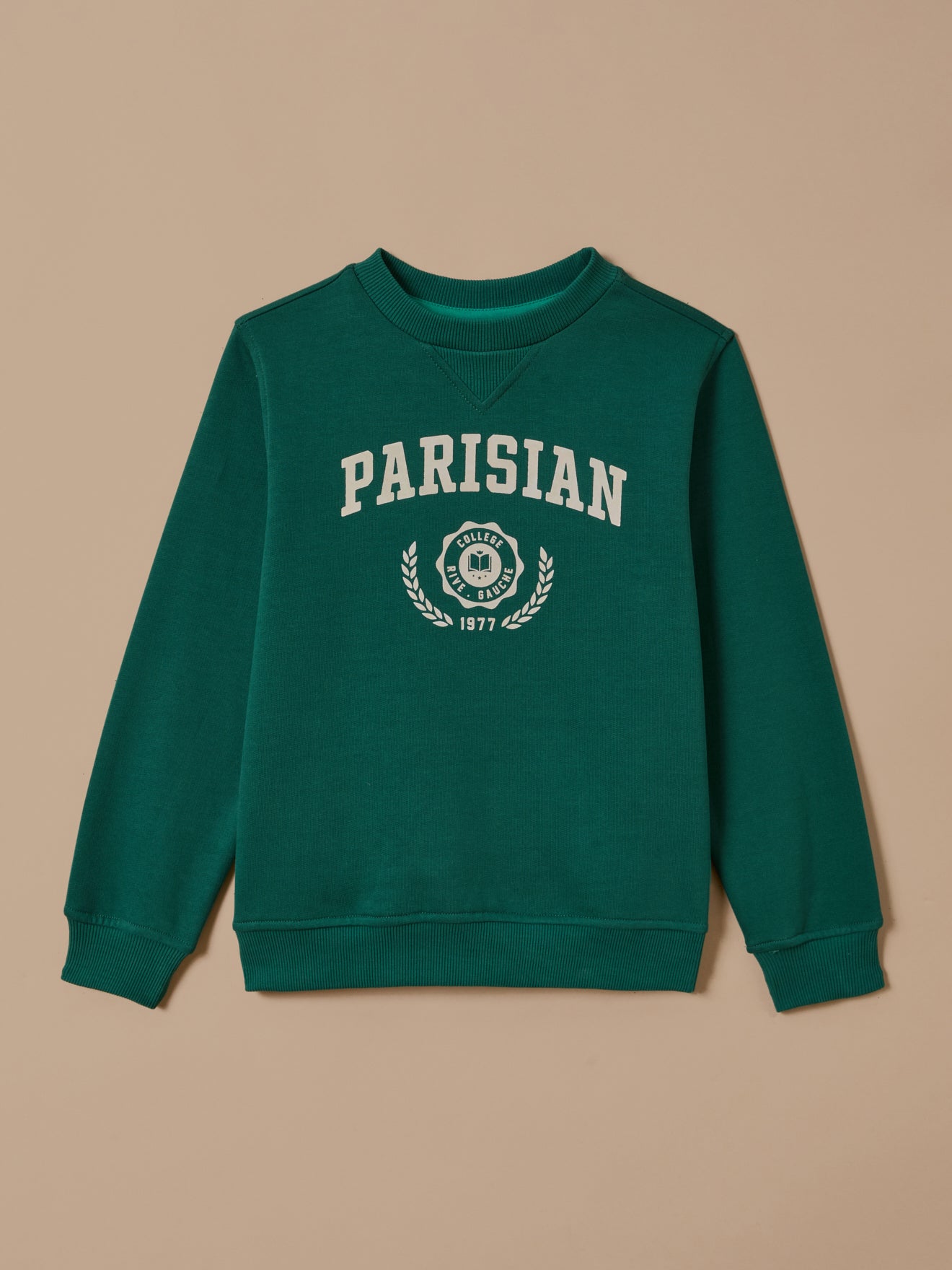 Sweat imprimé  - coton biologique, CYRILLUS