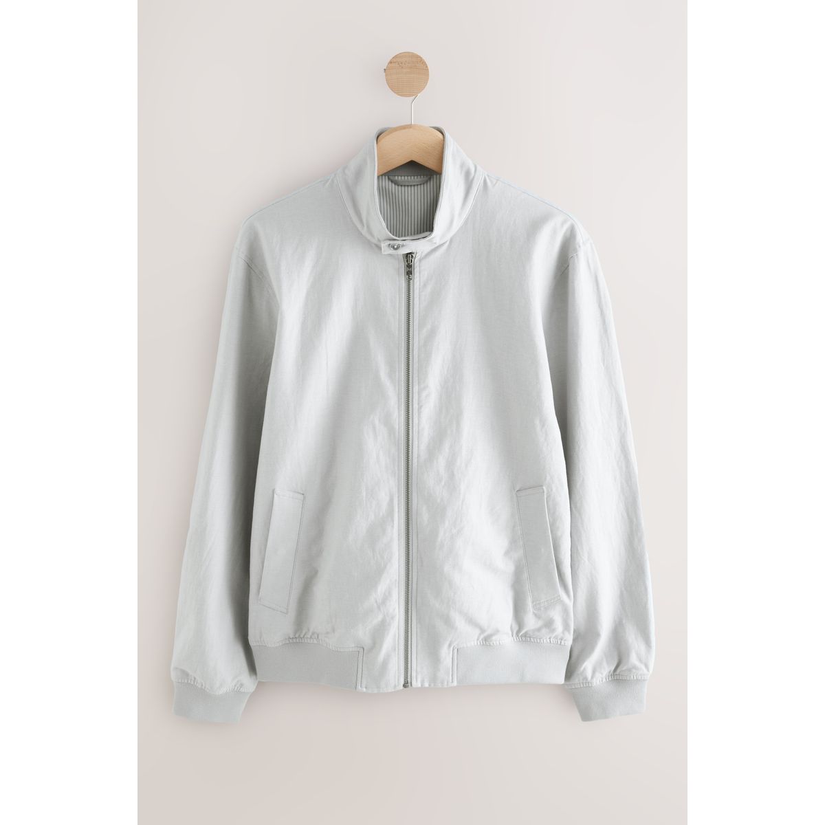Veste harrington légère en lin mélangé, NEXT