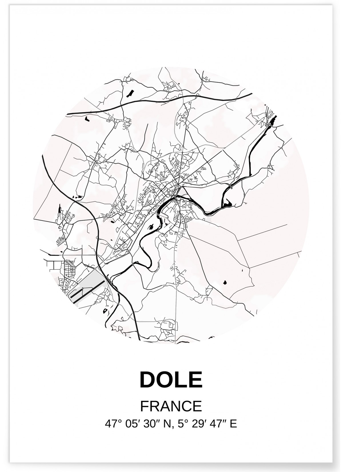 Affiche Carte Dole, L'AFFICHERIE