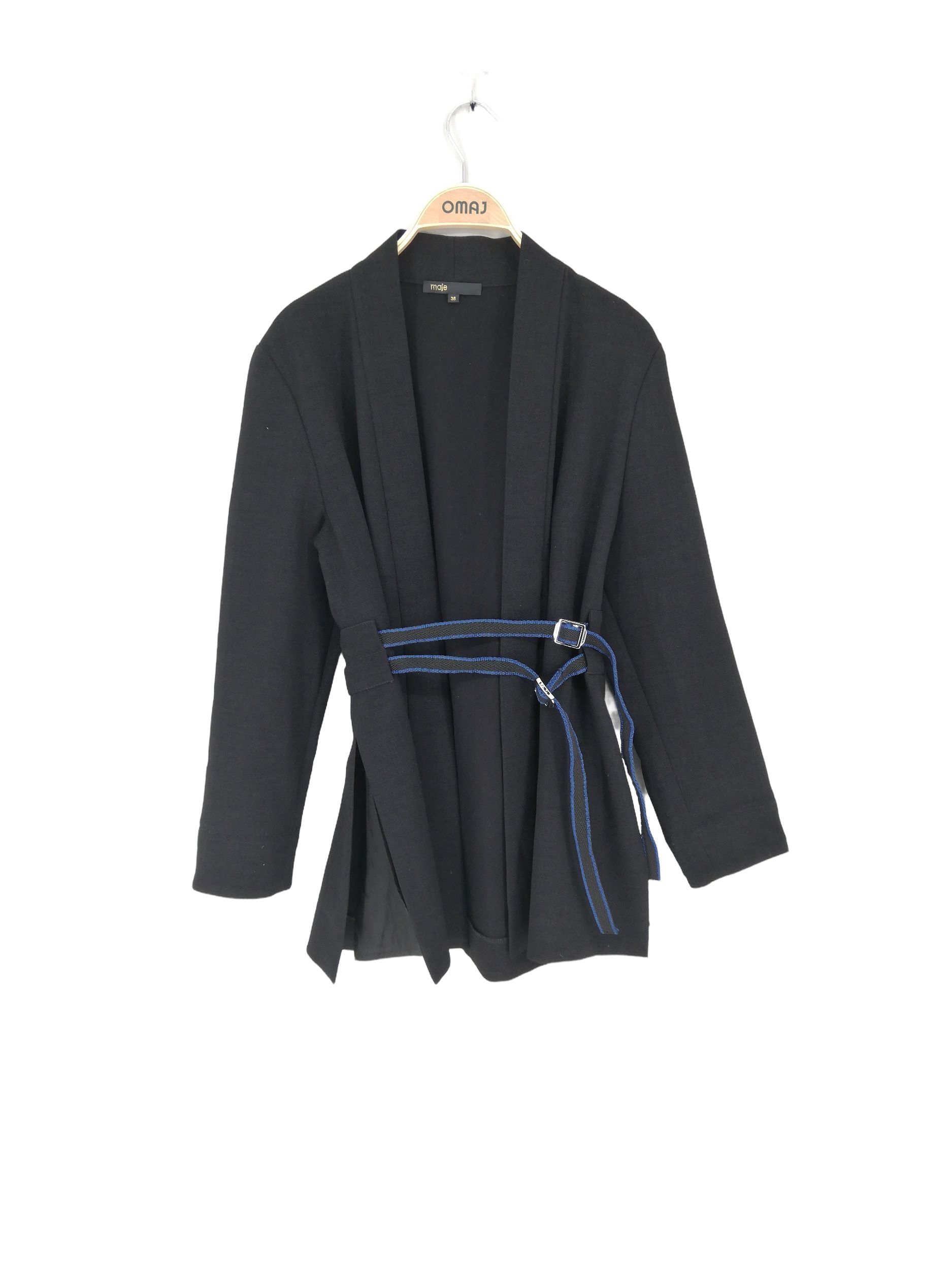 Veste Légère Et Chic Maje, Taille 36, Couleur Beige - Caban Coton - Très Bon état