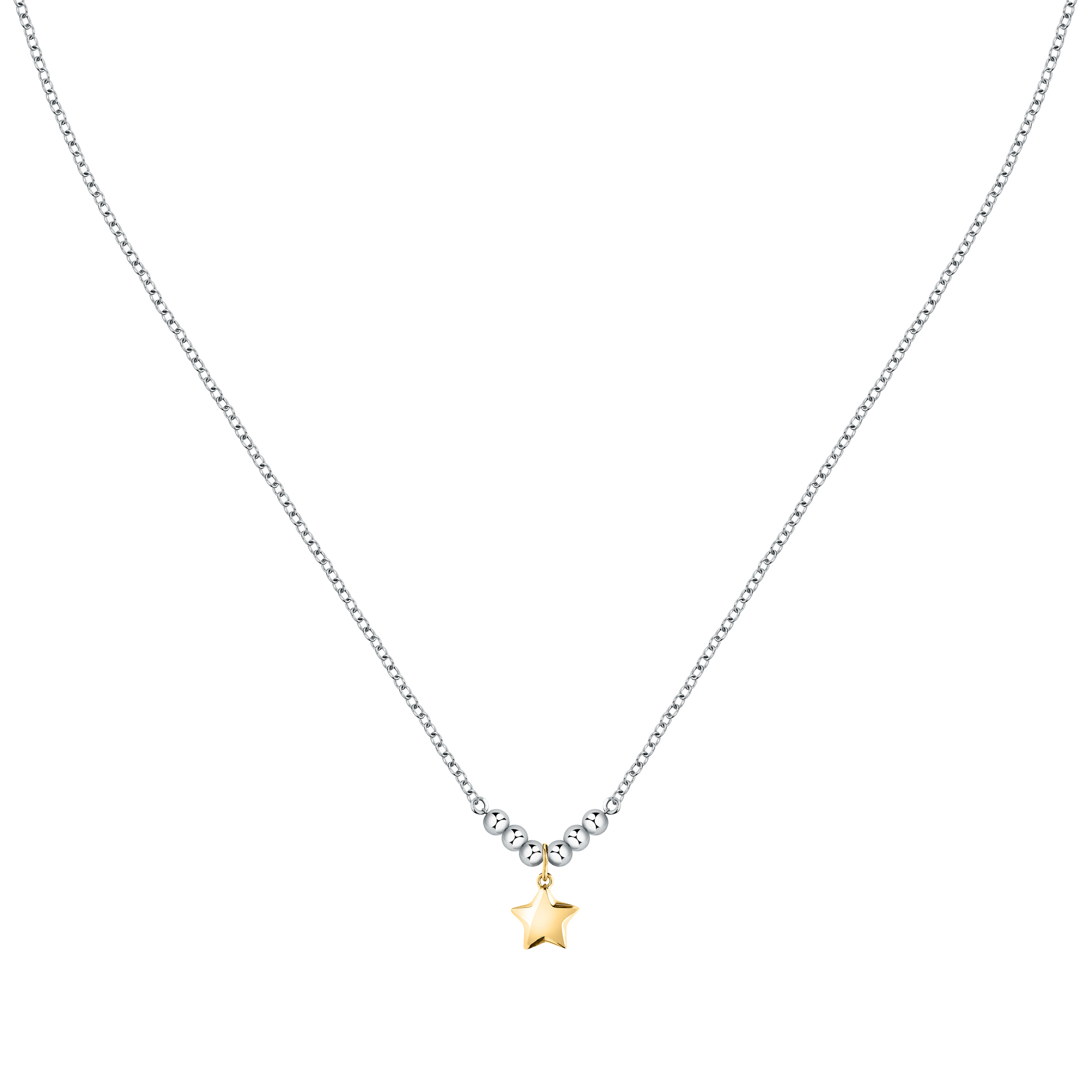 Collier en acier, perles TALISMANI, MORELLATO
