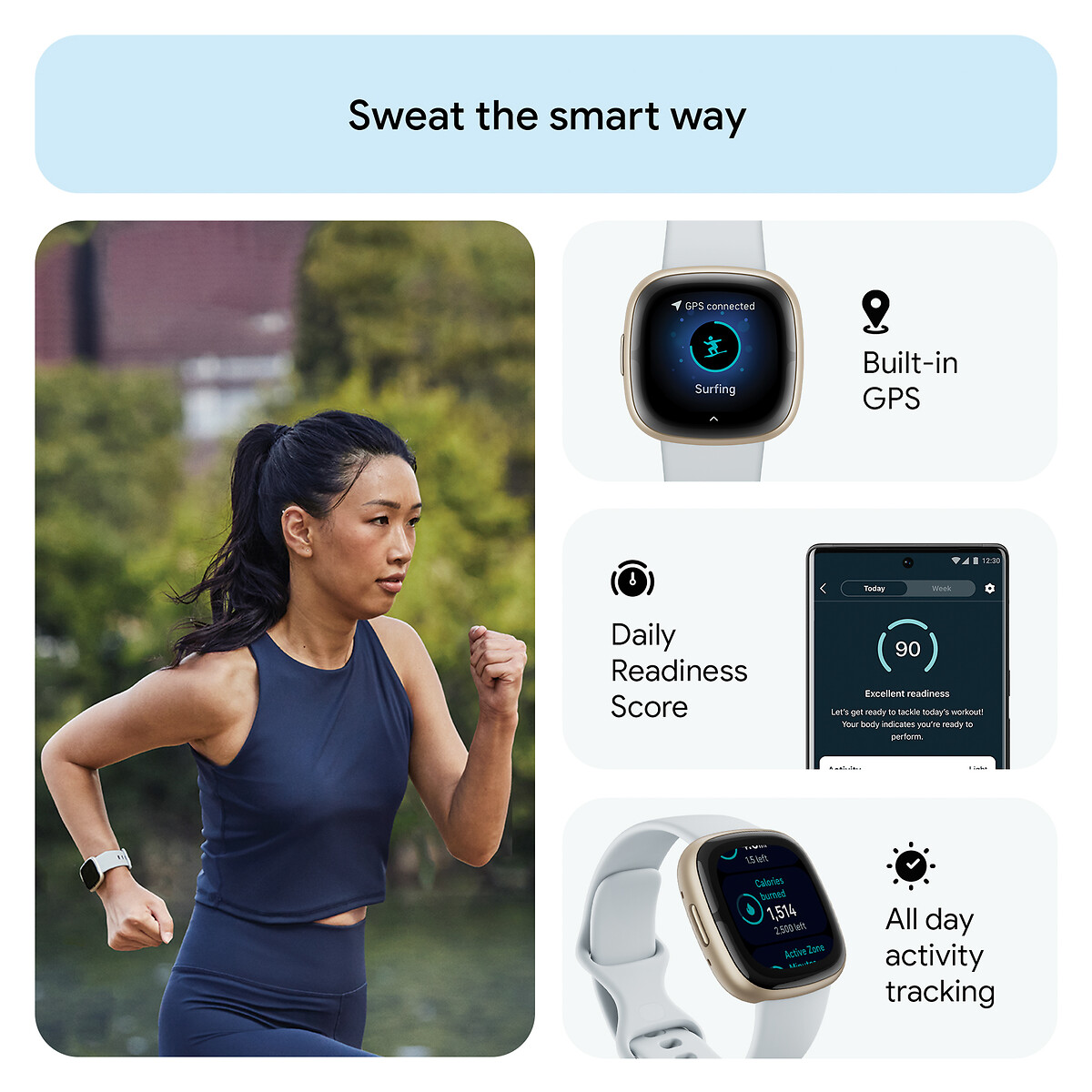 Fitbit sense gps online connecting