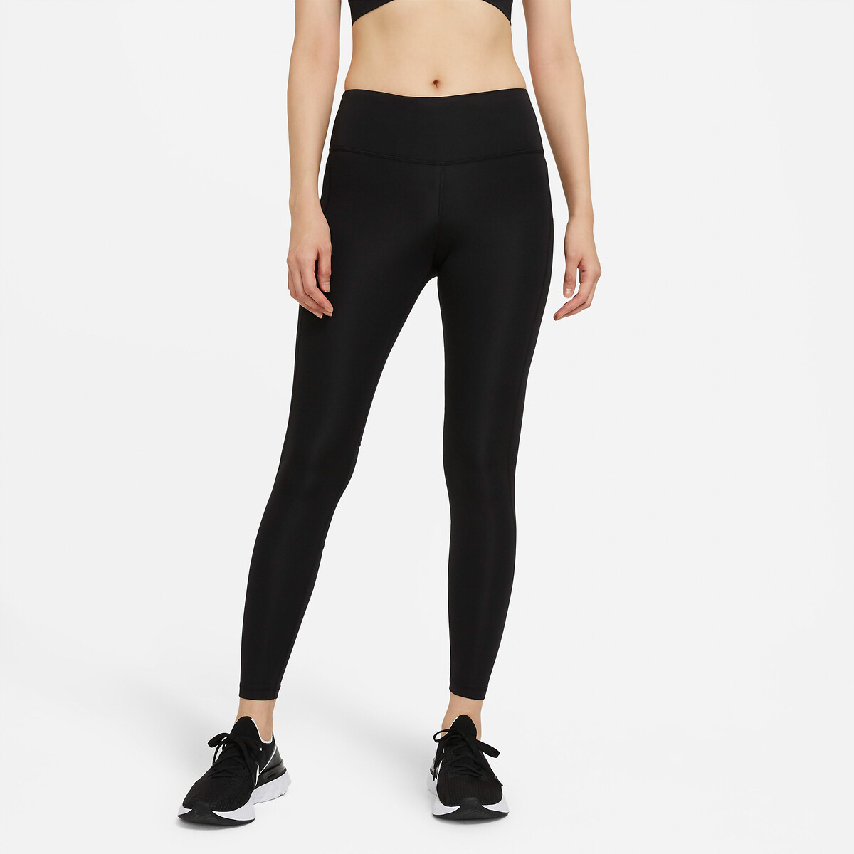 Detector is genoeg opleggen Running legging zwart Nike | La Redoute