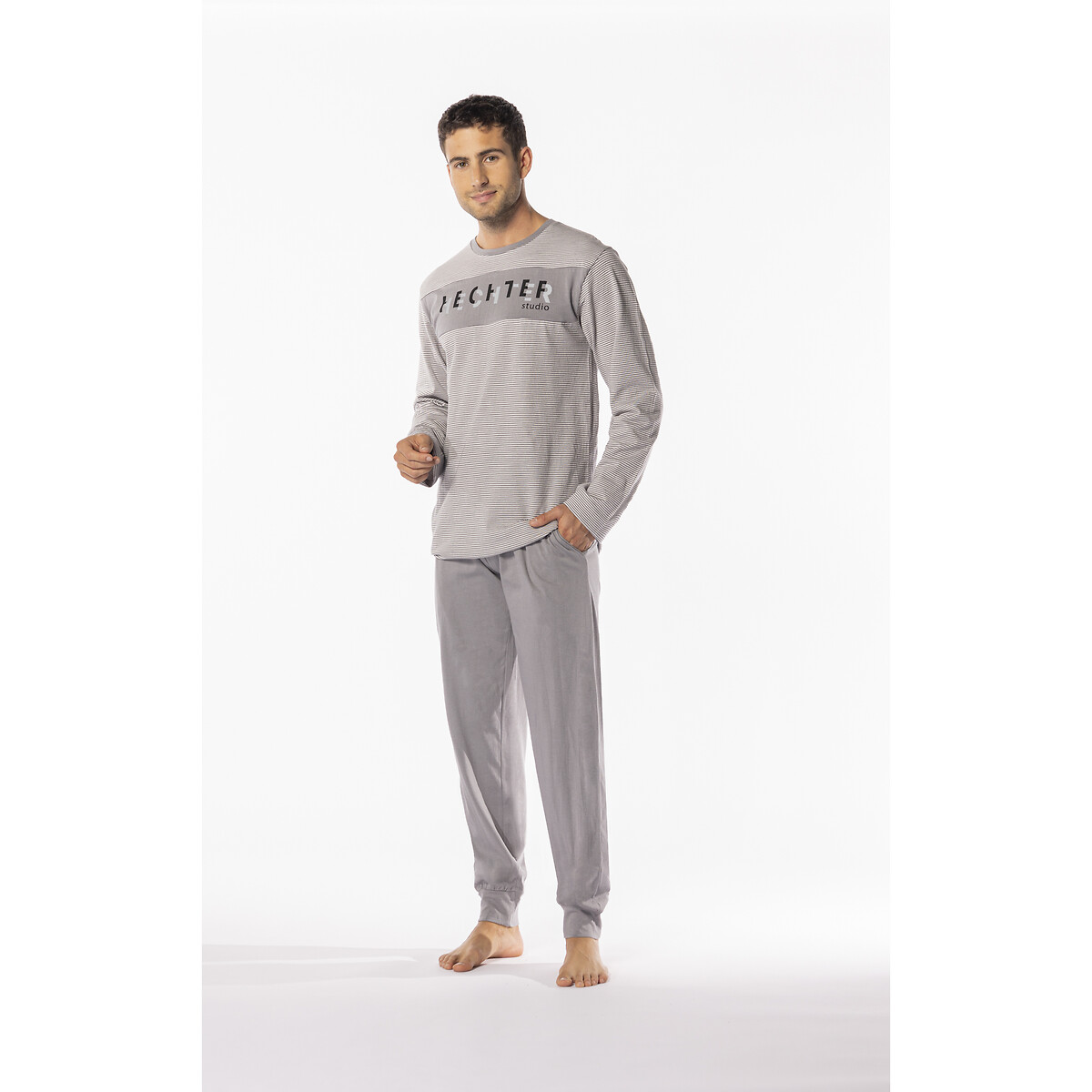 Pyjama manches courtes La Redoute Homme Vêtements Sous-vêtements vêtements de nuit Pyjamas 