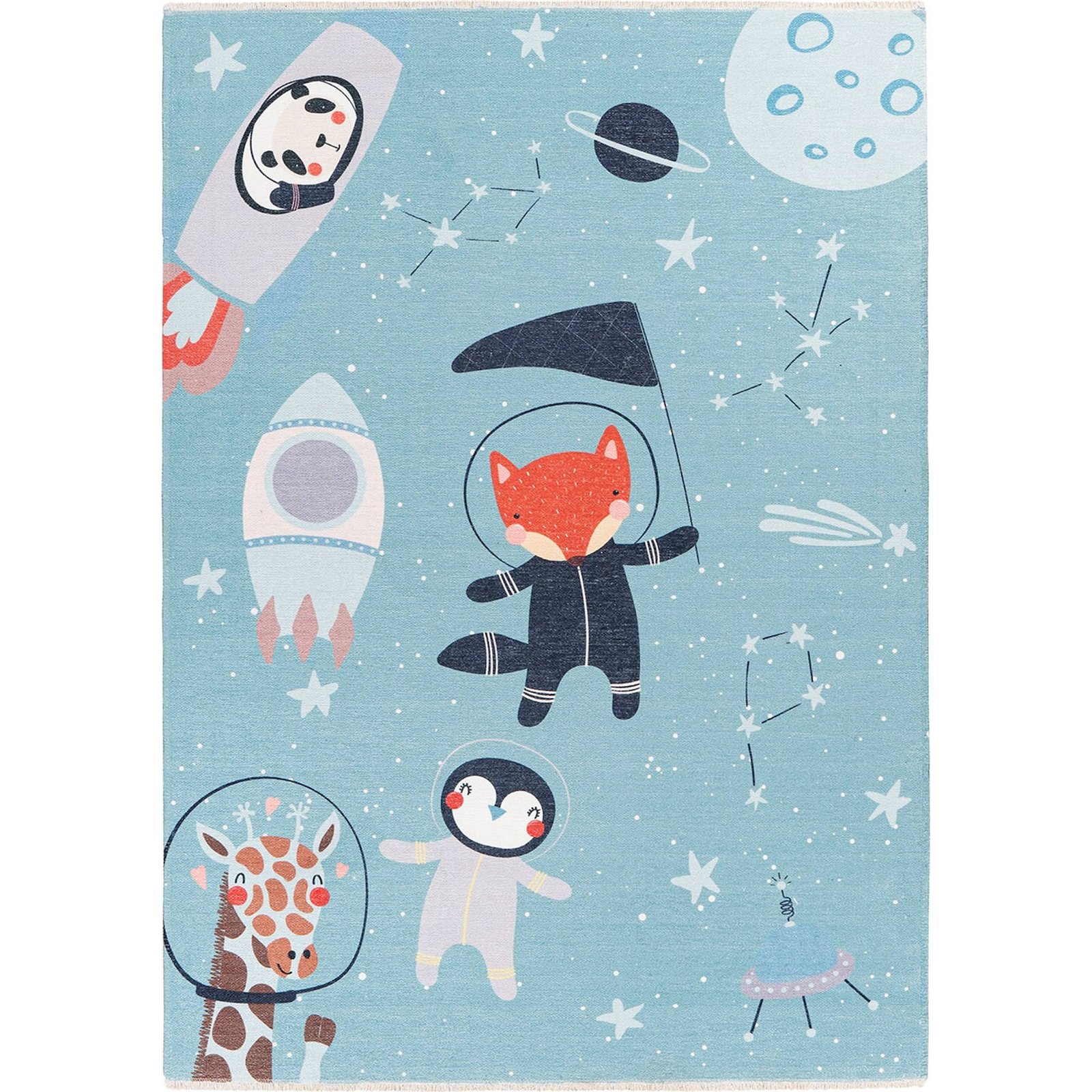 Tapis enfant en coton, Motif espace, ARTE ESPINA