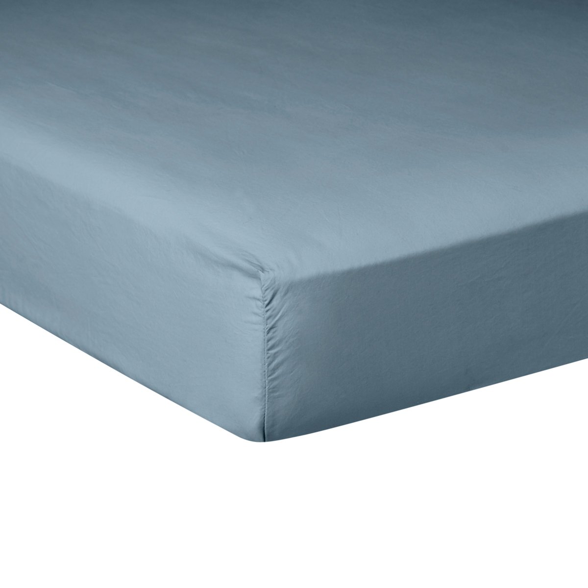 Drap Housse PURE WHITE PERCALE LAVÉE, DROUAULT