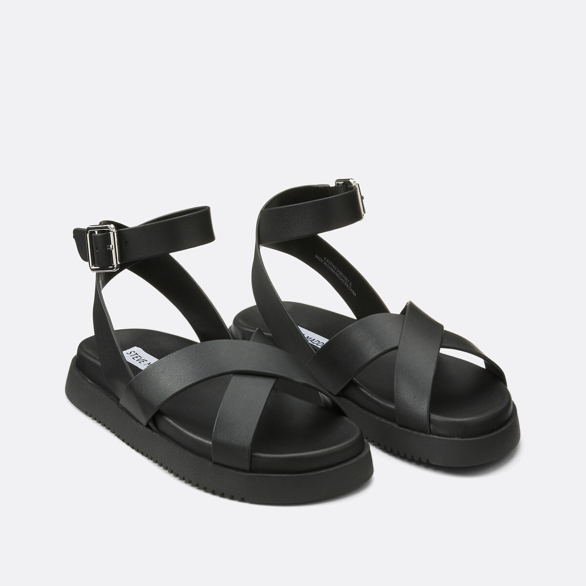 Steve Madden Sandalias planas de piel Bestie
