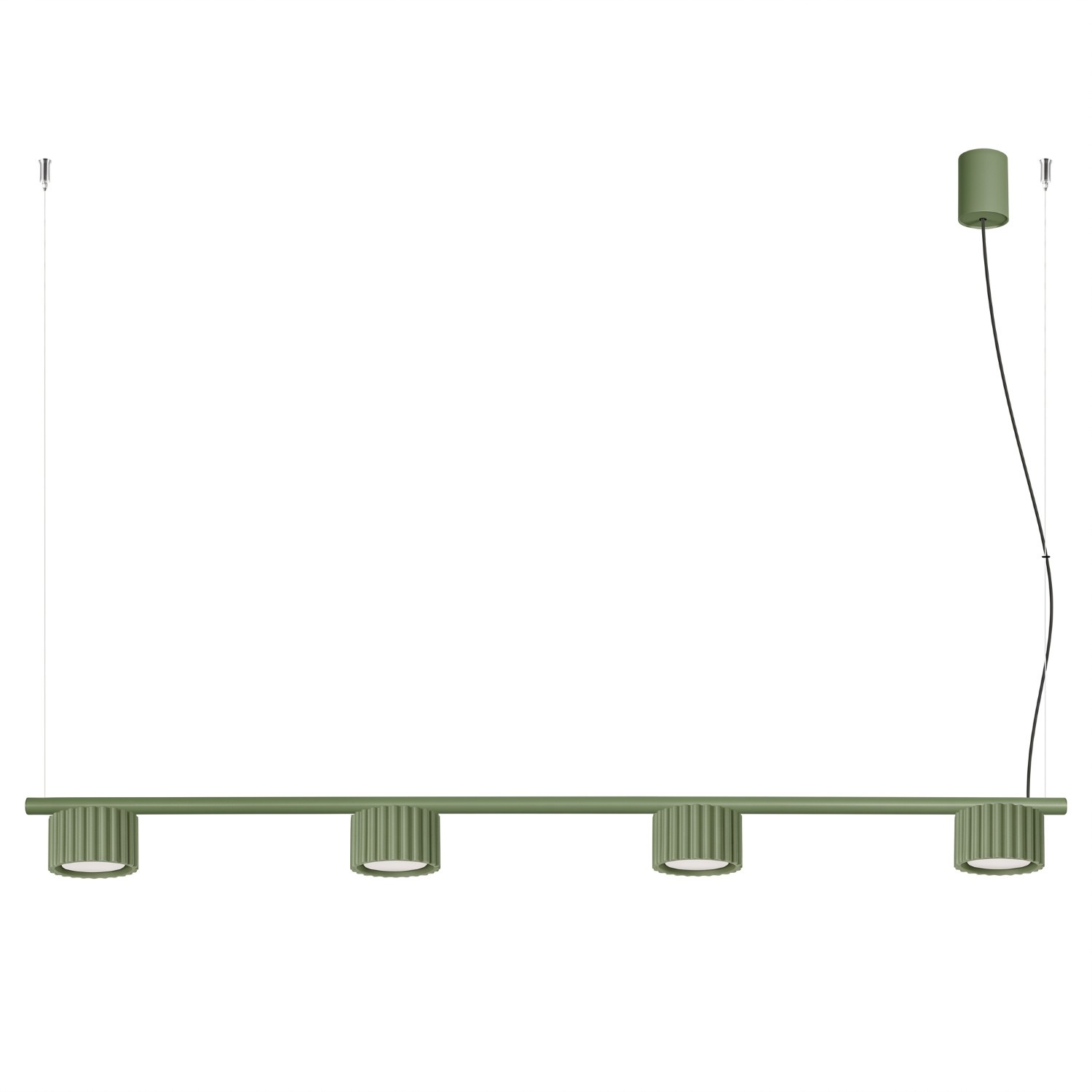 Lustre Aluminium Vert Olive Gx53 4 AURA, EDEN