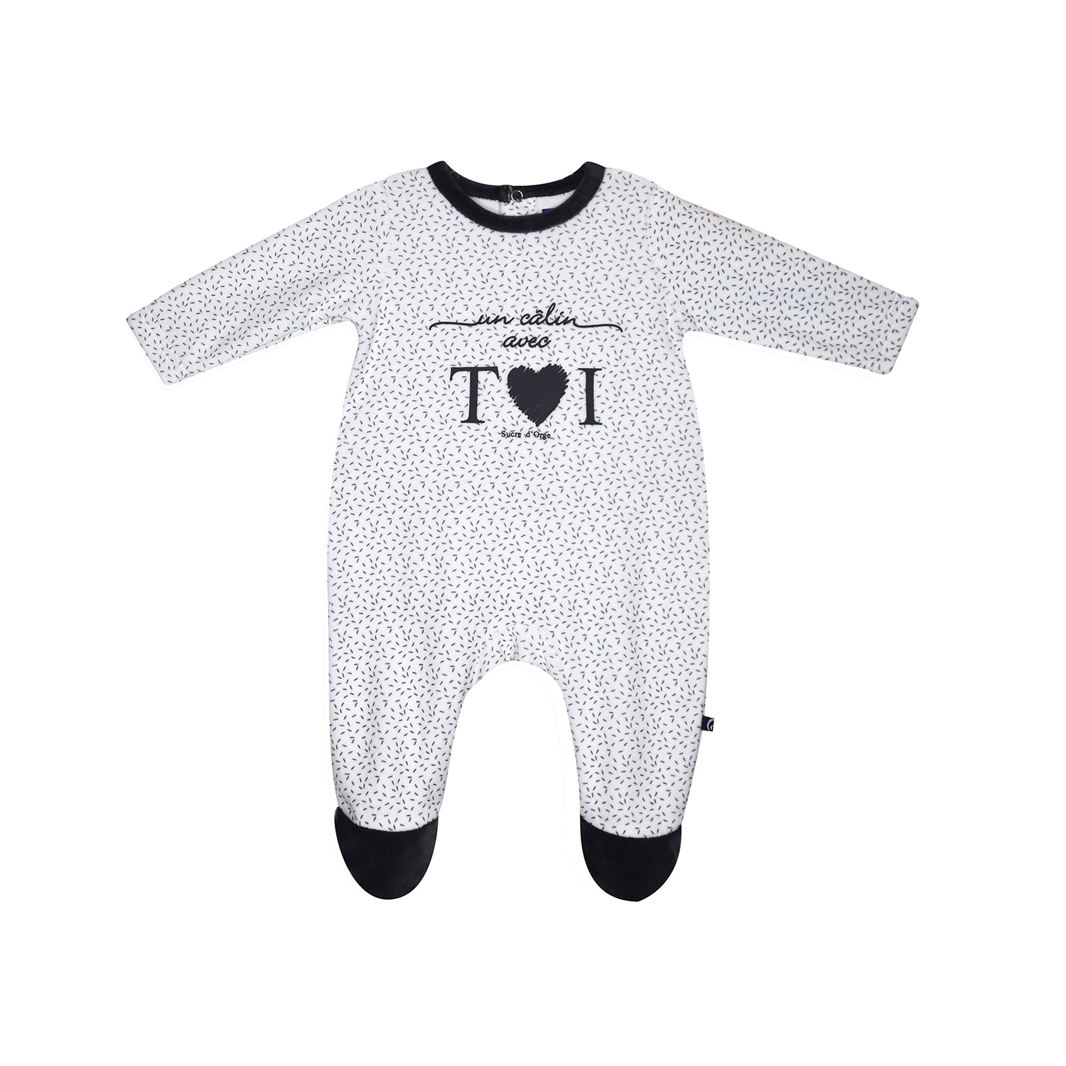 Dors bien majid velours rase pont dos bebe, SUCRE D'ORGE