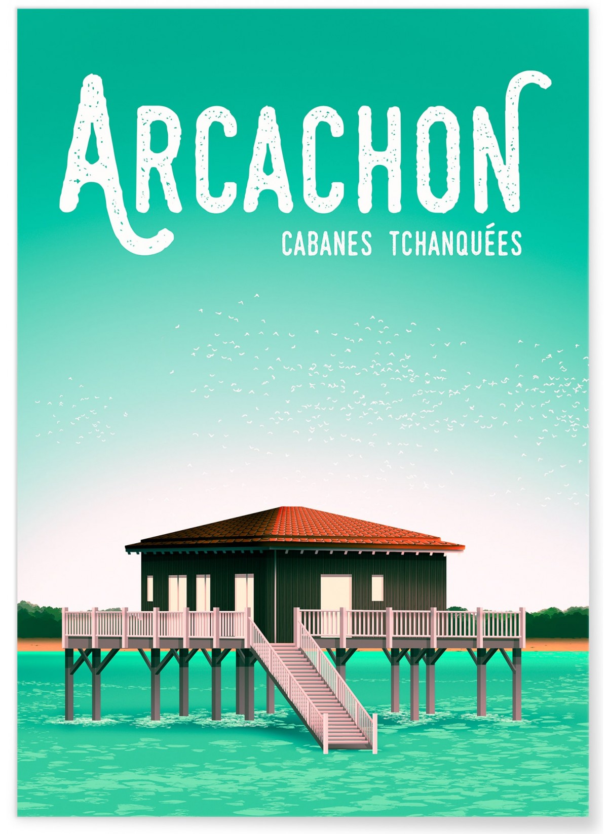 Affiche ville Arcachon, L'AFFICHERIE