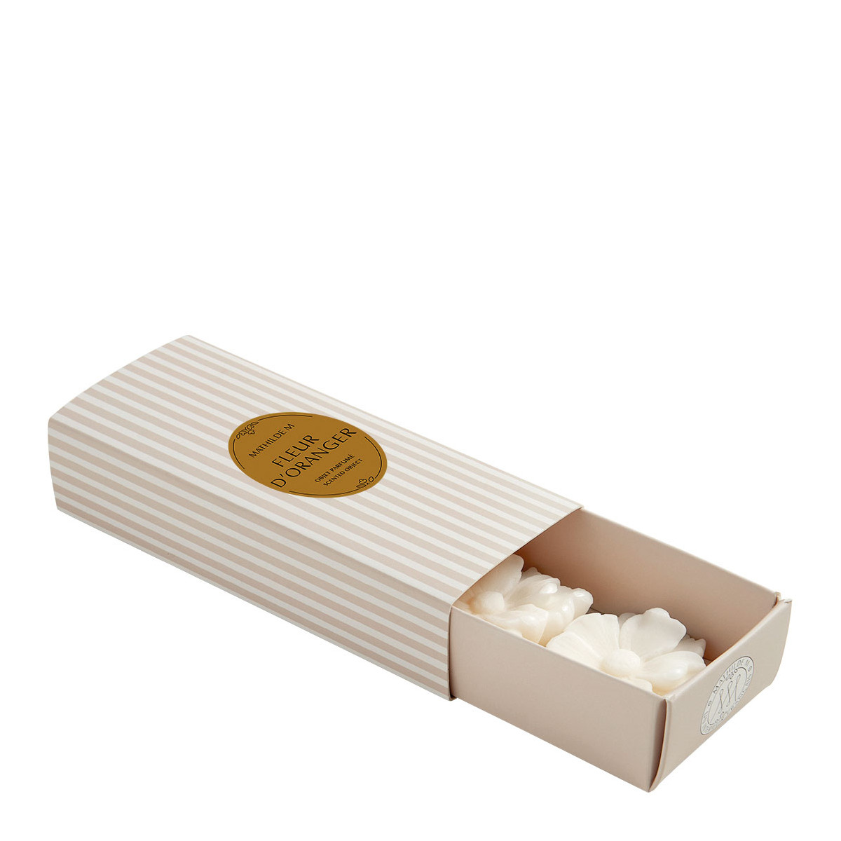Coffret de 3 décors fondants en cire parfumée - FLEUR DE D'ORANGER, MATHILDE M