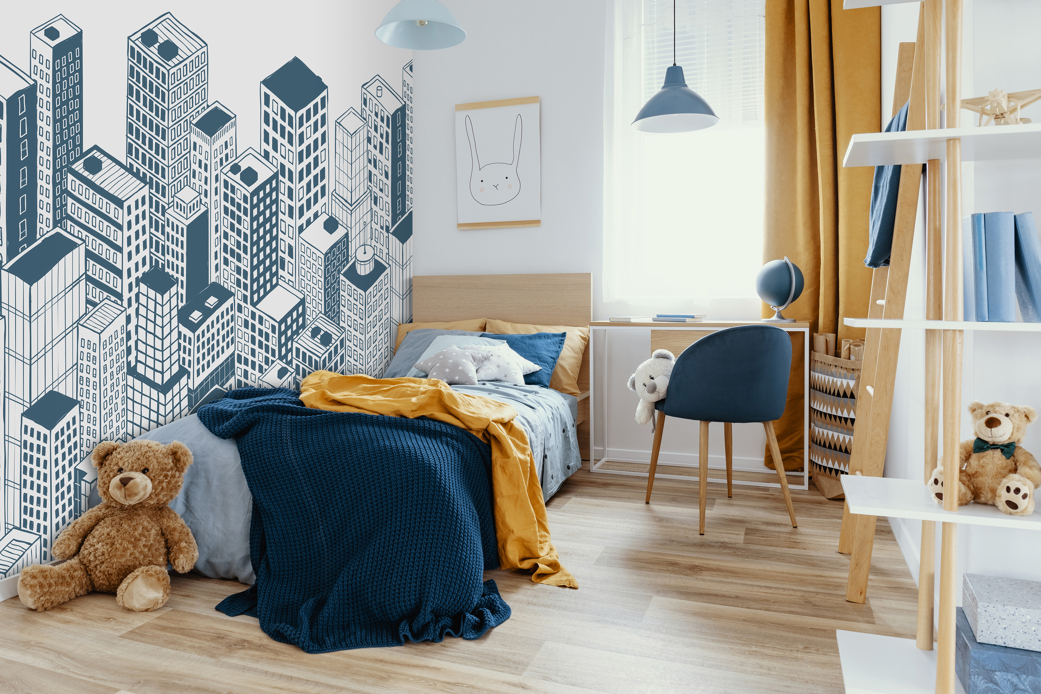 Papier peint panoramique BUILDINGS, LE PAPIERS DE NINON