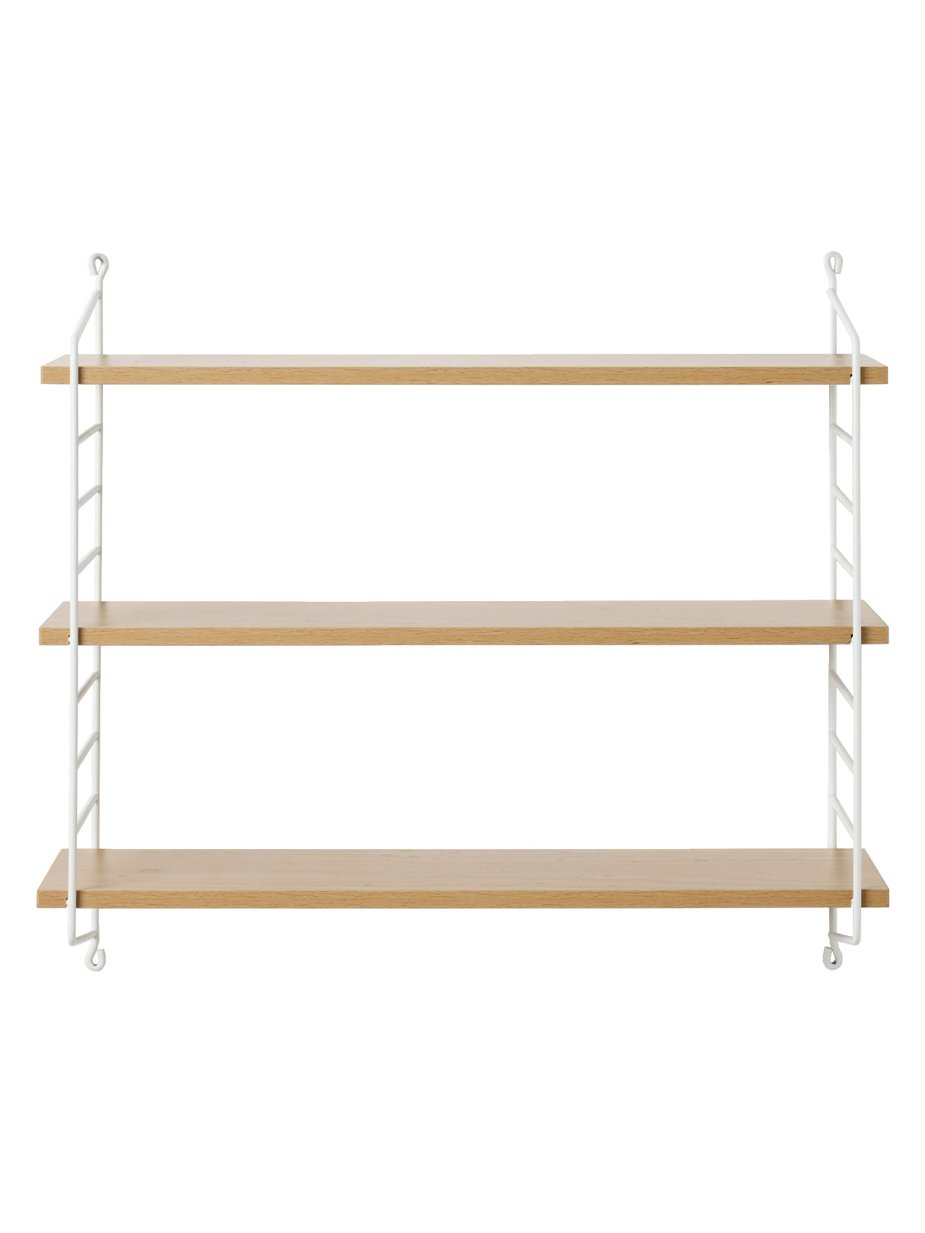 Etagère murale filaire en métal, étagère effet bois, VERTBAUDET