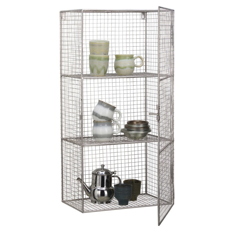 Etagère murale avec porte métal filaire, MADAM STOLTZ