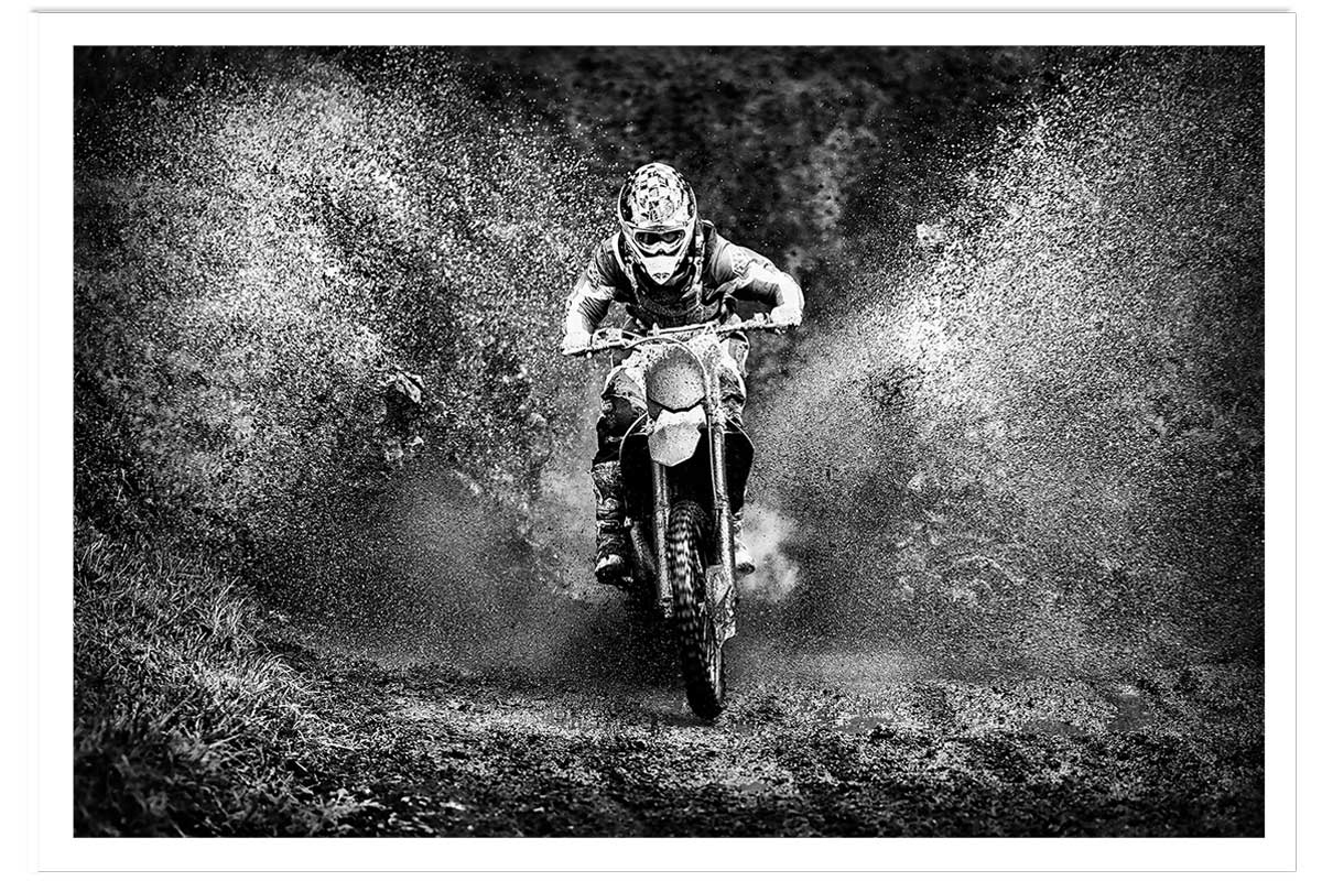 Affiche moto cross, HEXOA