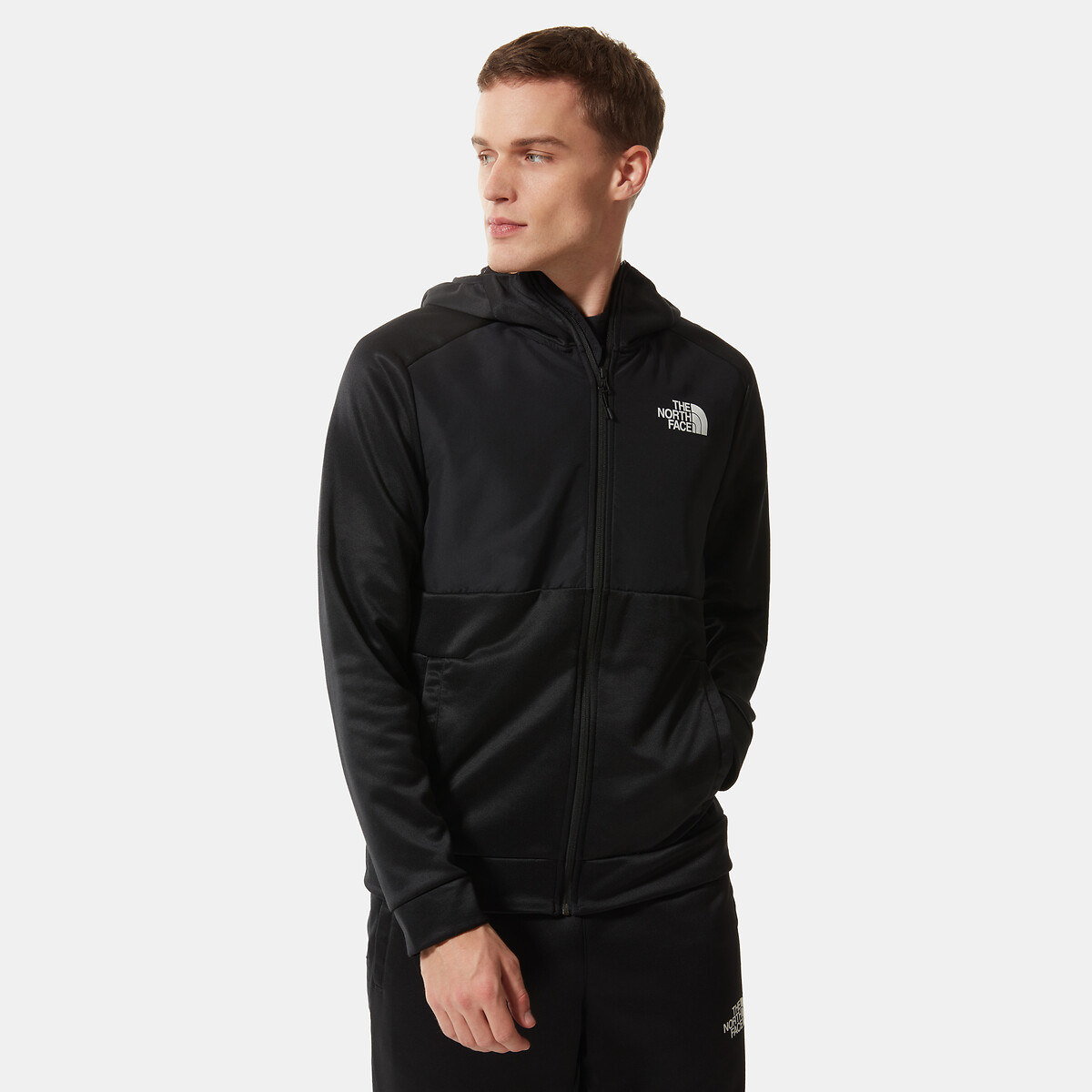 Zip-up hoodie mountain athletics zwart 