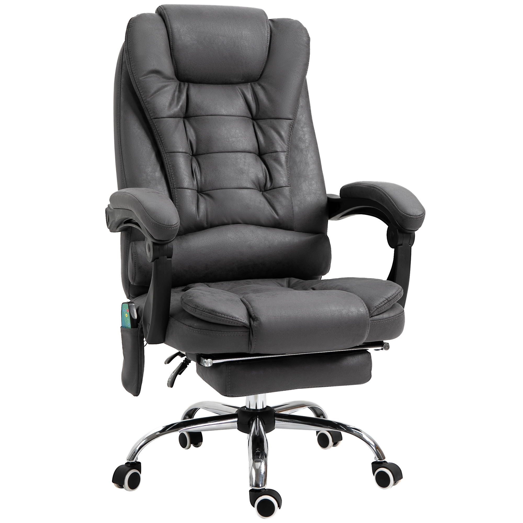 Fauteuil de bureau avec fonction massage, HOMCOM