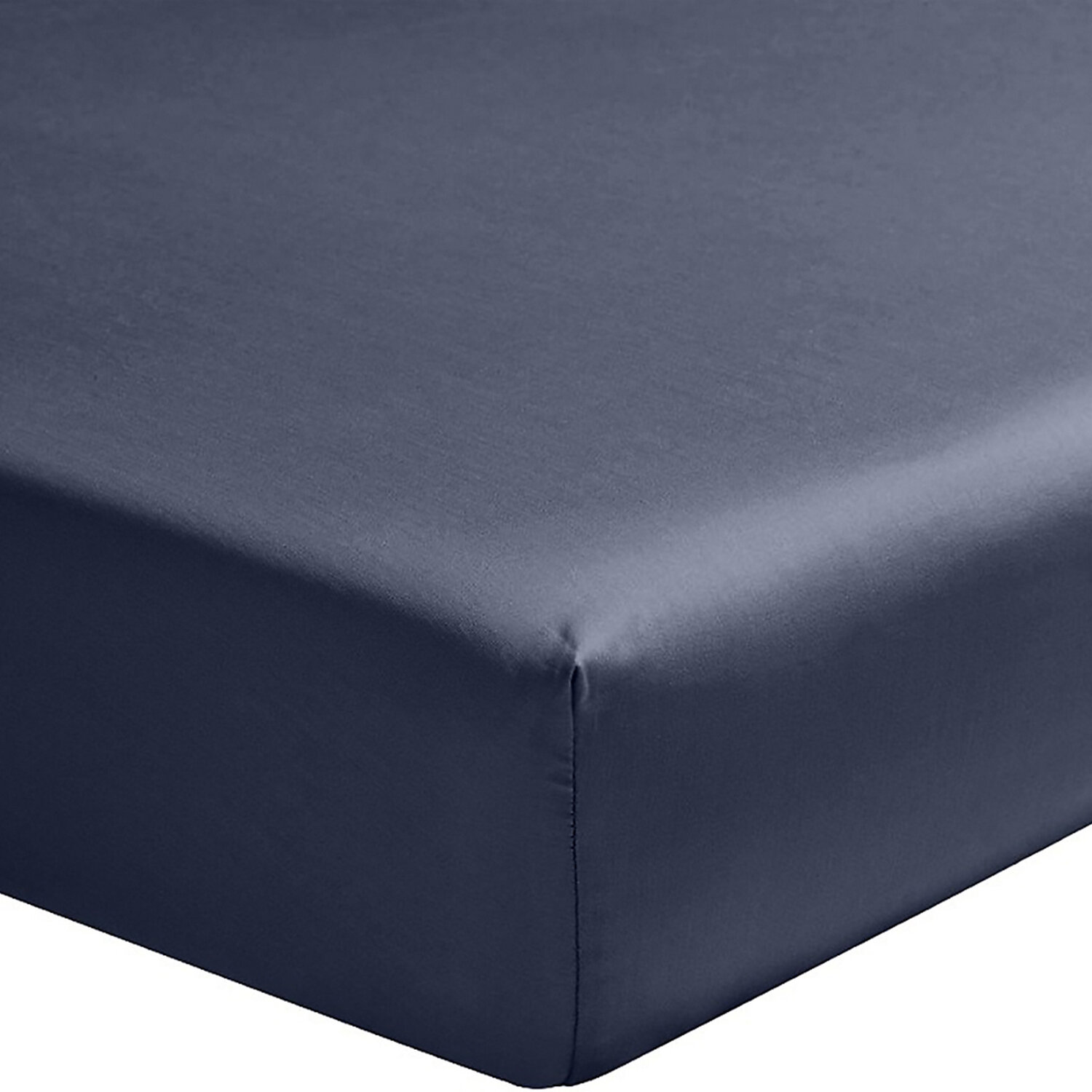 Drap housse satin de coton bonnet 30 cm uni, Sati, C DESIGN HOME TEXTILE