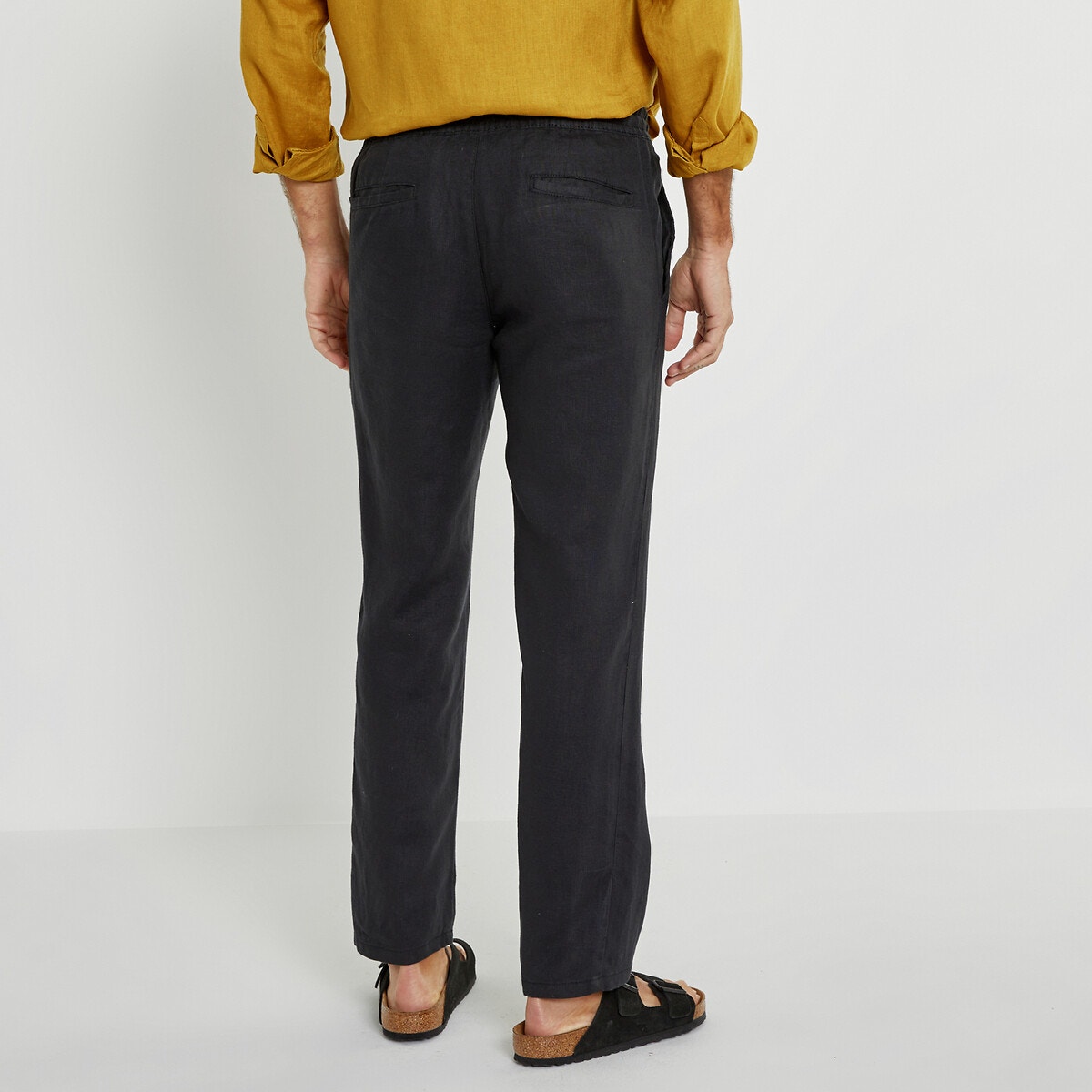 Pantalon lin la redoute new arrivals