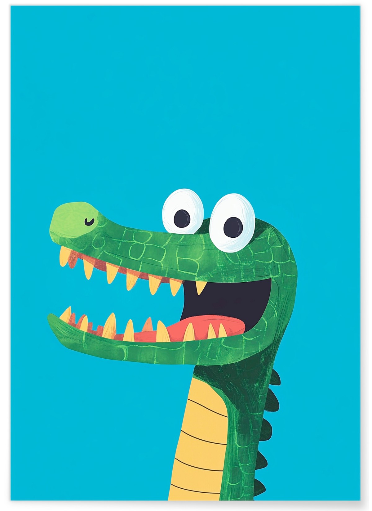 Affiche Crocodile rigolo, L'AFFICHERIE