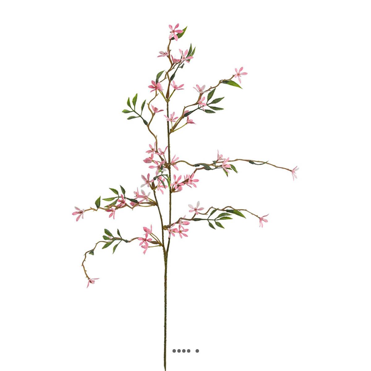 Jasmin Artificiel en piquet H 50 cm Superbe, ARTIFICIELLES