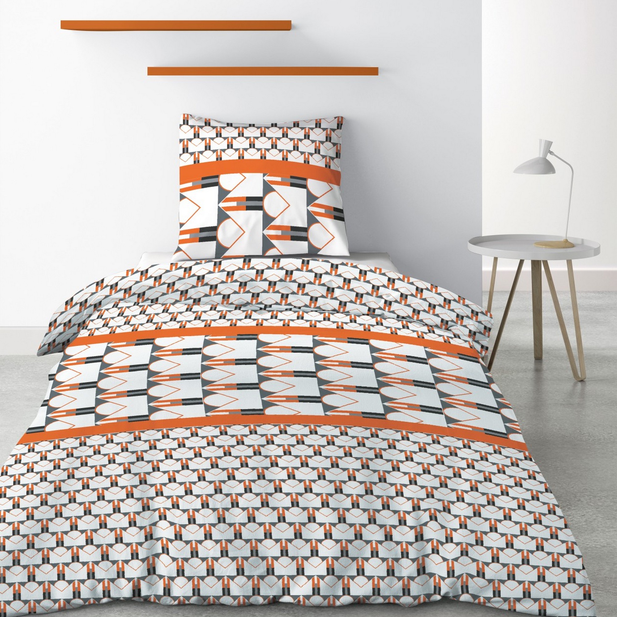 Parure de lit - Housse de couette + 1 taie d'oreiller Microfibre, EDEN