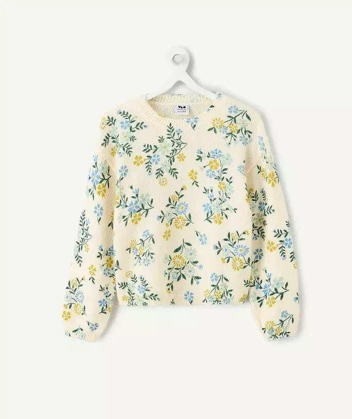 Pull con stampa a fiori, TAPE A L'OEIL