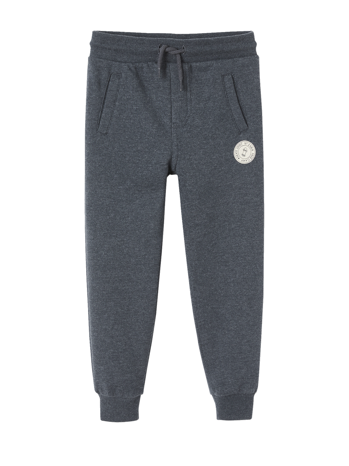 Pantalon jogging Basics en molleton, VERTBAUDET