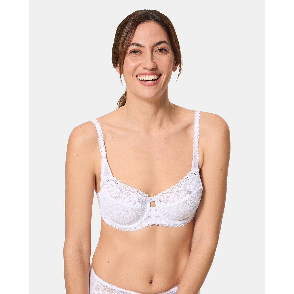 Flower Elegant Demi-Cup Bra, PLAYTEX