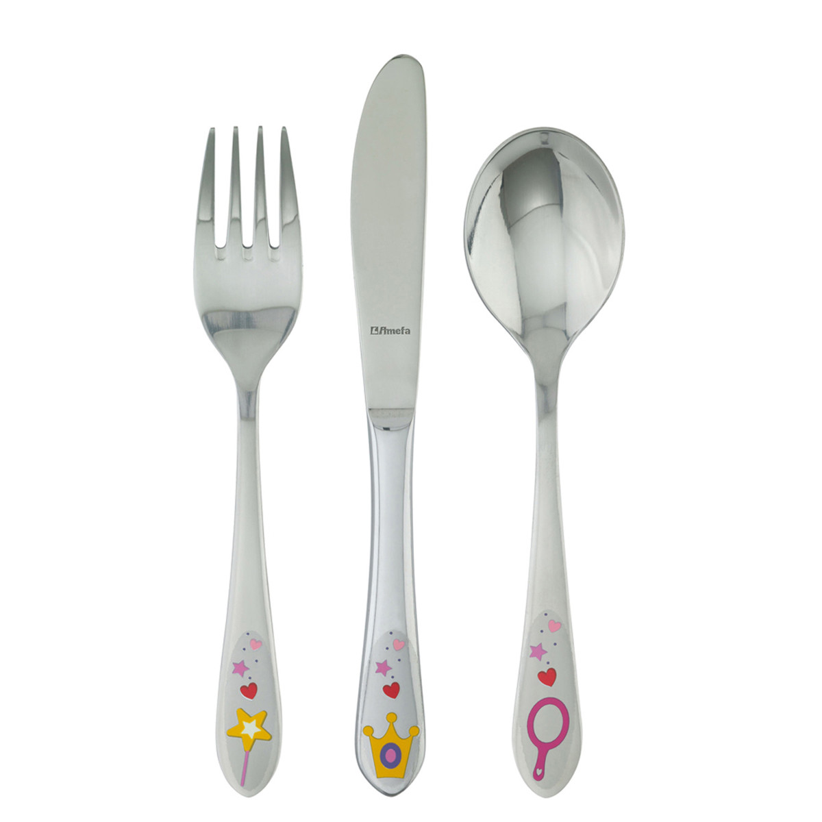 Service 3 couverts enfants - PRINCESS, AMEFA
