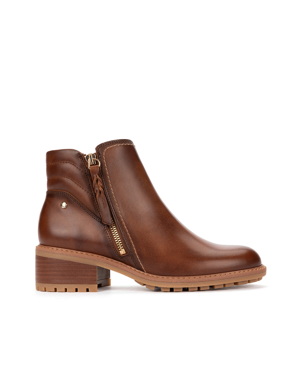 Bottines à talon cuir Medina, PIKOLINOS