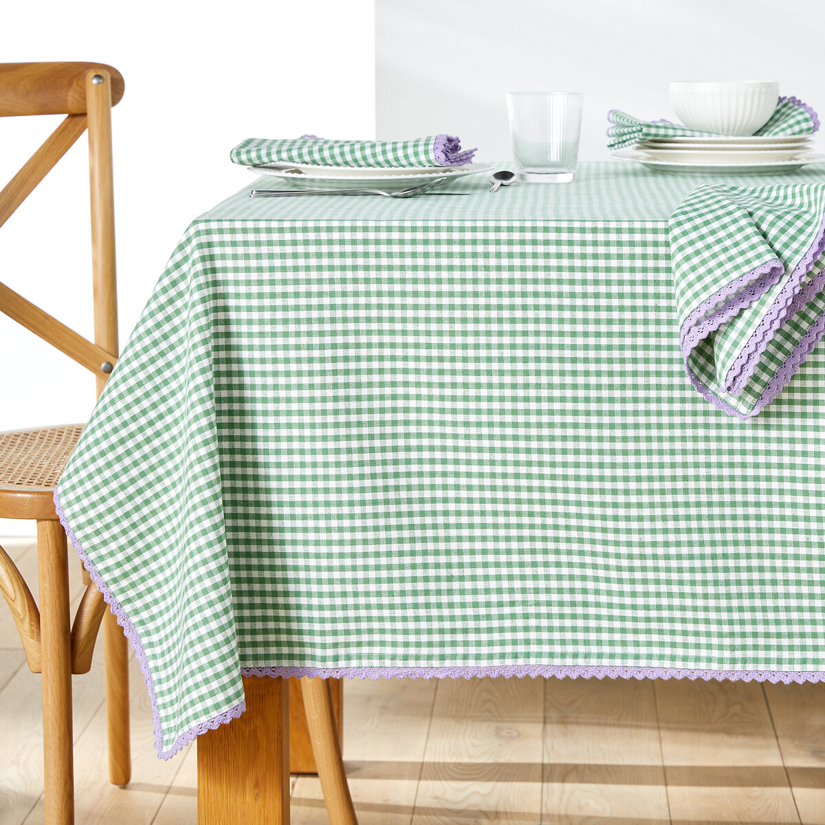Nappe Vichy Jaune Trou Parasol 140x200 Cm Extérieur Nappe Ovale En PVC Vichy Jaune 140x200 Cm - Avec Trou Pour Parasol - Imperméable Et Facile à Nettoyer